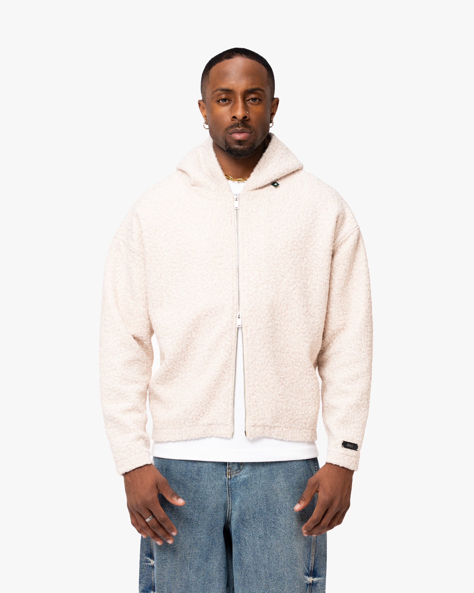Emory Zip Hoodie - Sugar
