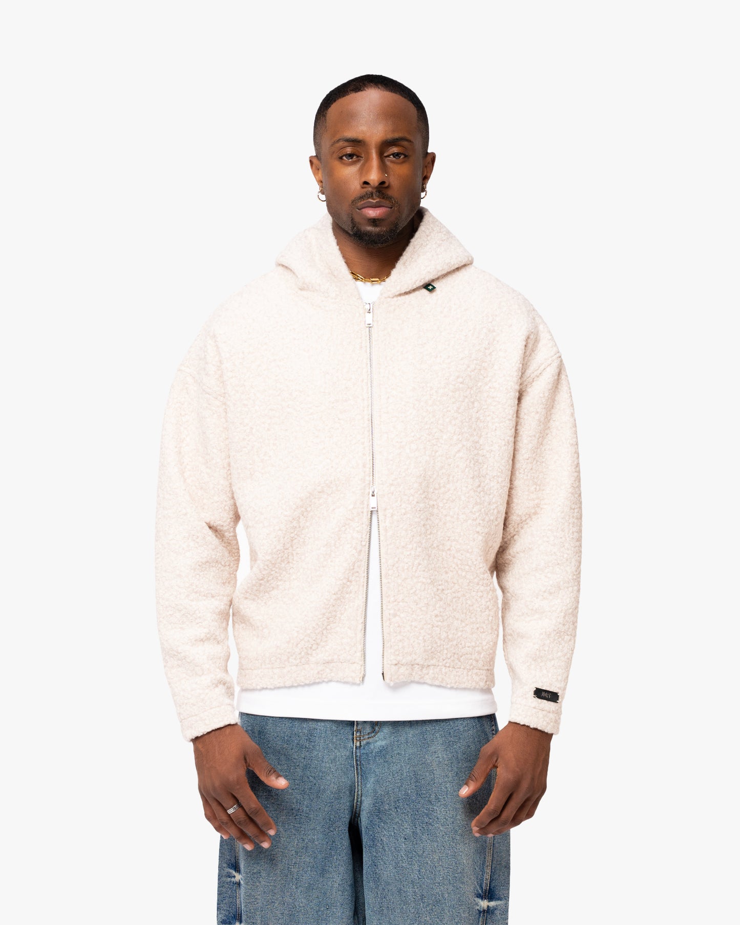 Emory Zip Hoodie - Sugar